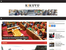 Tablet Screenshot of kikuyuconstituency.com